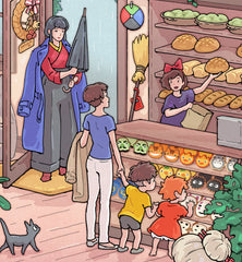 'Cozy Café' Giclée Print