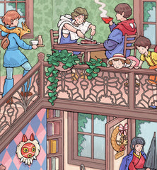 'Cozy Café' Giclée Print