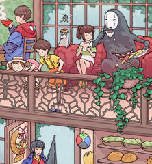 'Cozy Café' Giclée Print