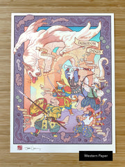 'Dungeon Dogs' Giclée Print