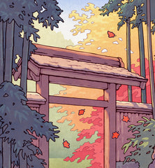 Fox and Cat at the Onsen