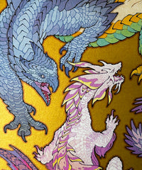 'Among Monsters' Gold Ink Giclee Print