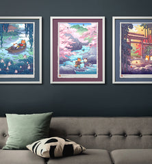 Fox and Cat, Sakura Hike