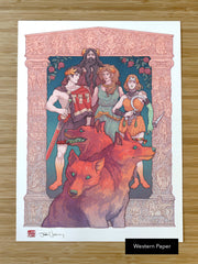 'Infernal Family' Giclée Print