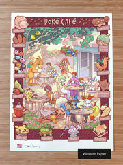 'Poké Cafe' Giclée Print