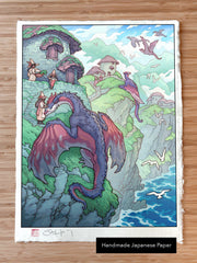 'Where the Gulls Sing’ Giclee Print
