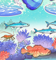 'Octopus Samurai of the Pearl Sea' Giclée Print