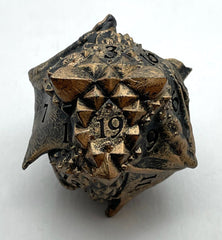 Dragon D20 Dice, Bronze