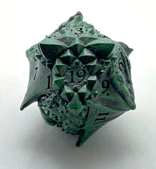 Dragon D20 Dice, Green