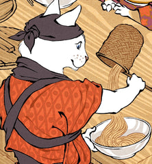 'Ramen Cats' Giclée Print