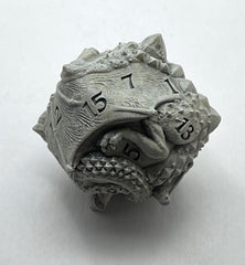 Dragon D20 Dice, White