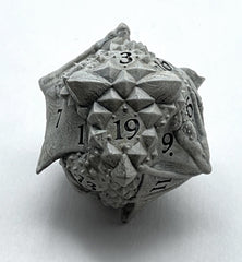 Dragon D20 Dice, White